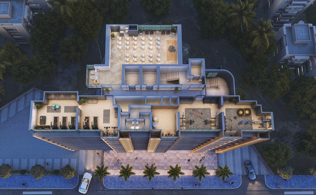 Luxury Night Terrace View at Vihang Avaana Mira Road East – Codename The Next, Vinay Nagar by Reyansh Realty