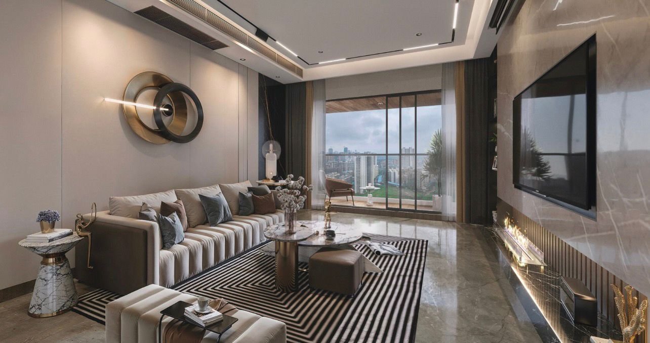 Luxury Hall View at Vihang Avaana – Mira Road East | Codename The Next by Reyansh Realty